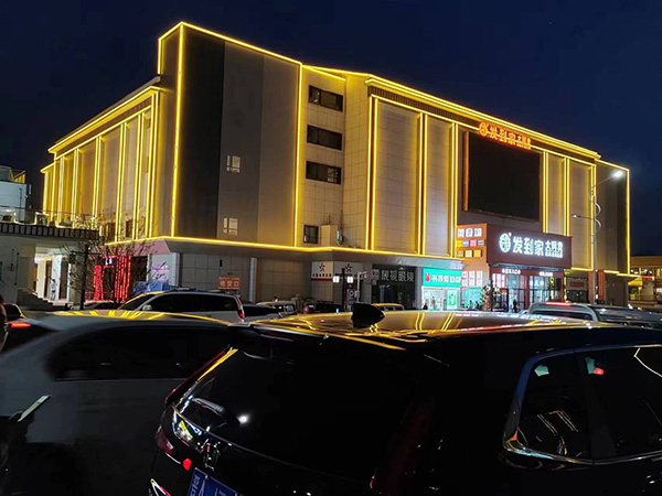 双湖楼体亮化 双湖楼体亮化