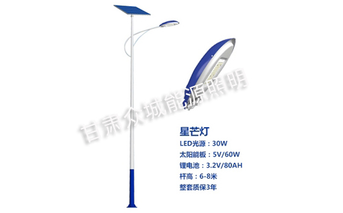 双湖太阳能路灯核心技术参数解读